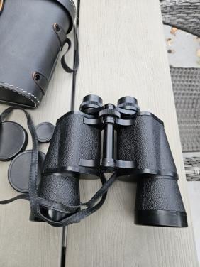 Mooie heldere antieke Mounty antireflex Verrekijker