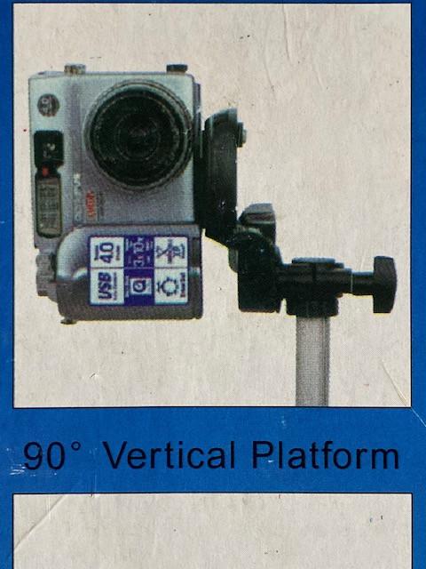 In 4 hoogtes te verstellen Statief voor digitale foto/video camera