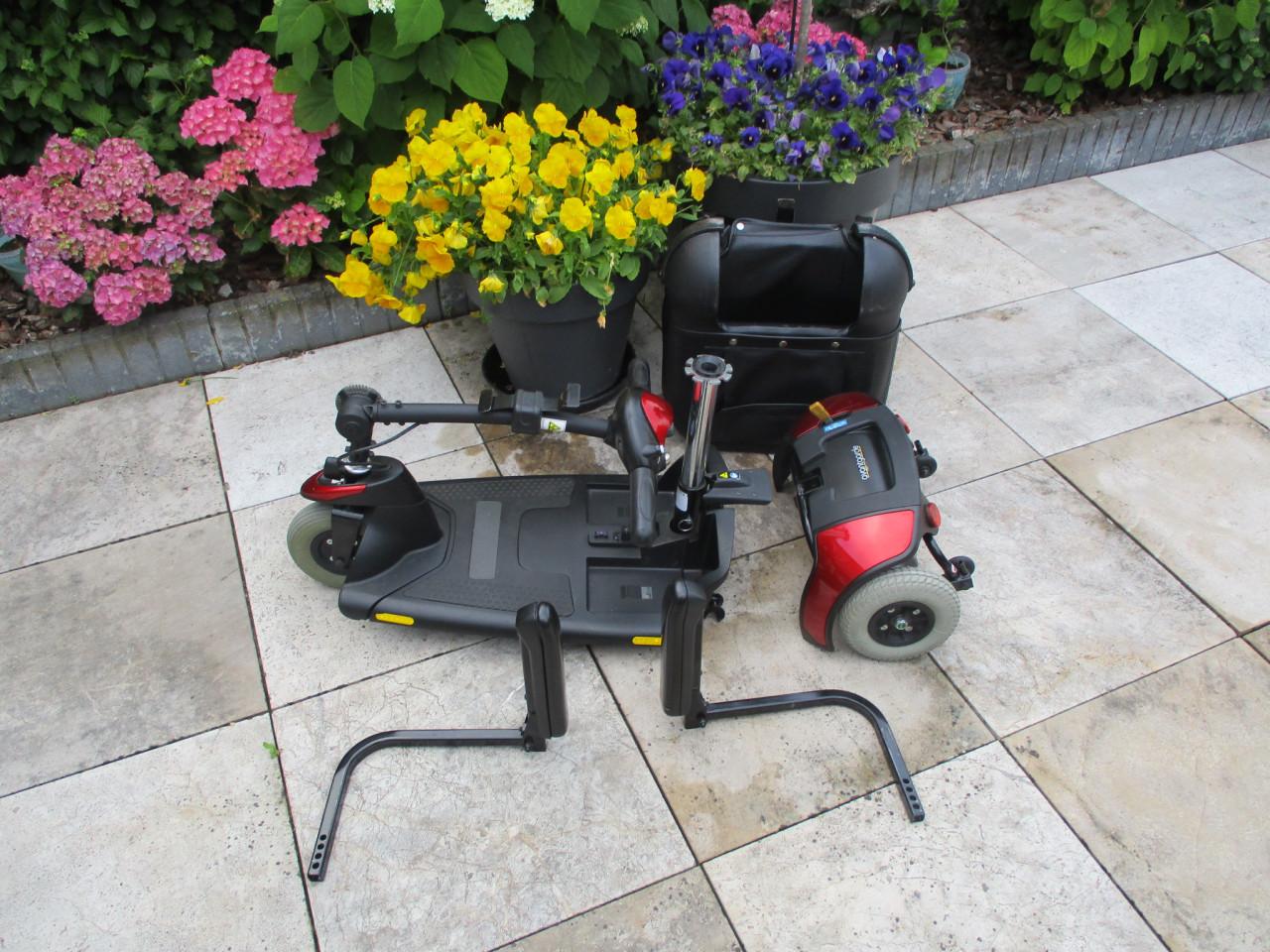 Zgan Pride GOGO Avantgarde opvouwbare scootmobiel met nieuwe accu,s