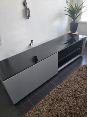 Modern TV meubel zwart/grijs