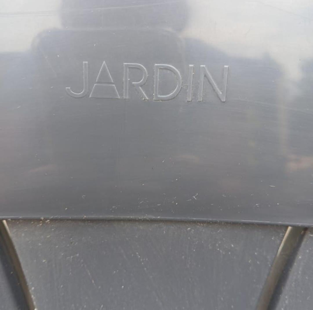 4 Grijze tuinstoelen van Jardin