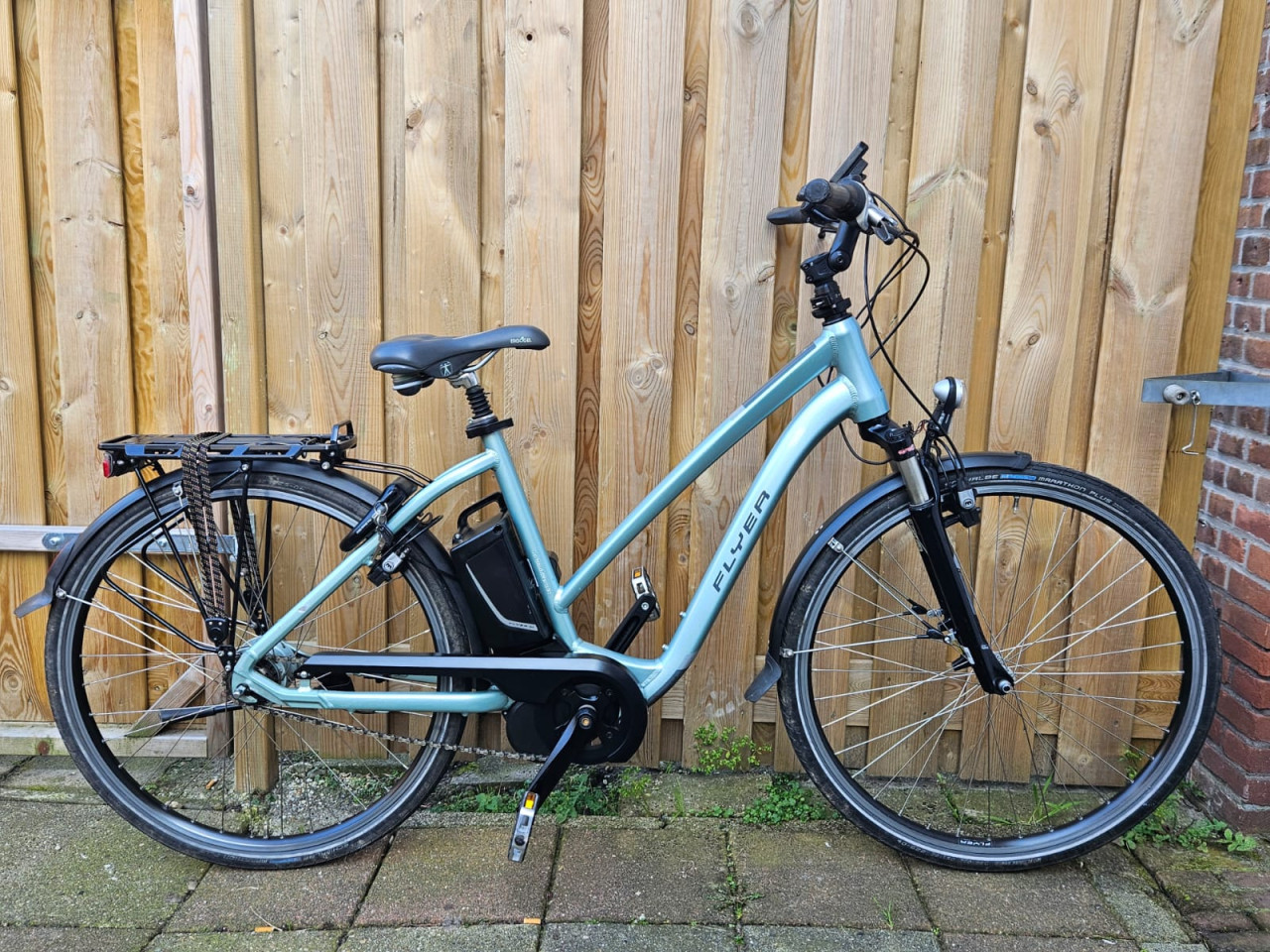 Mooie Flyer T8+ middenmotor elektrische fiets 540Wh