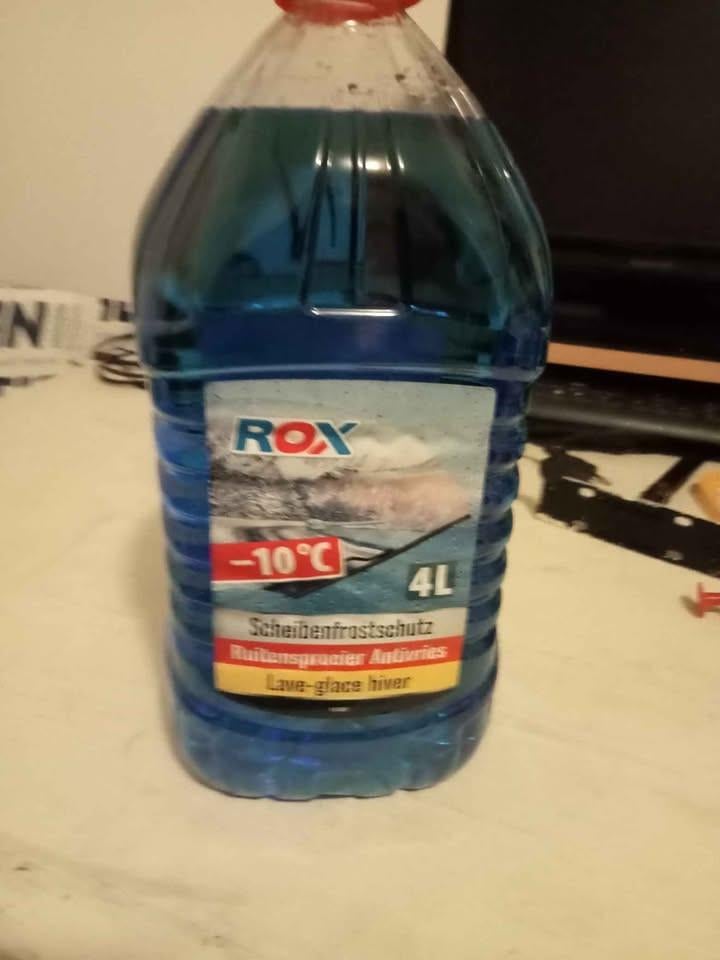 Winter ruitenvloeistof