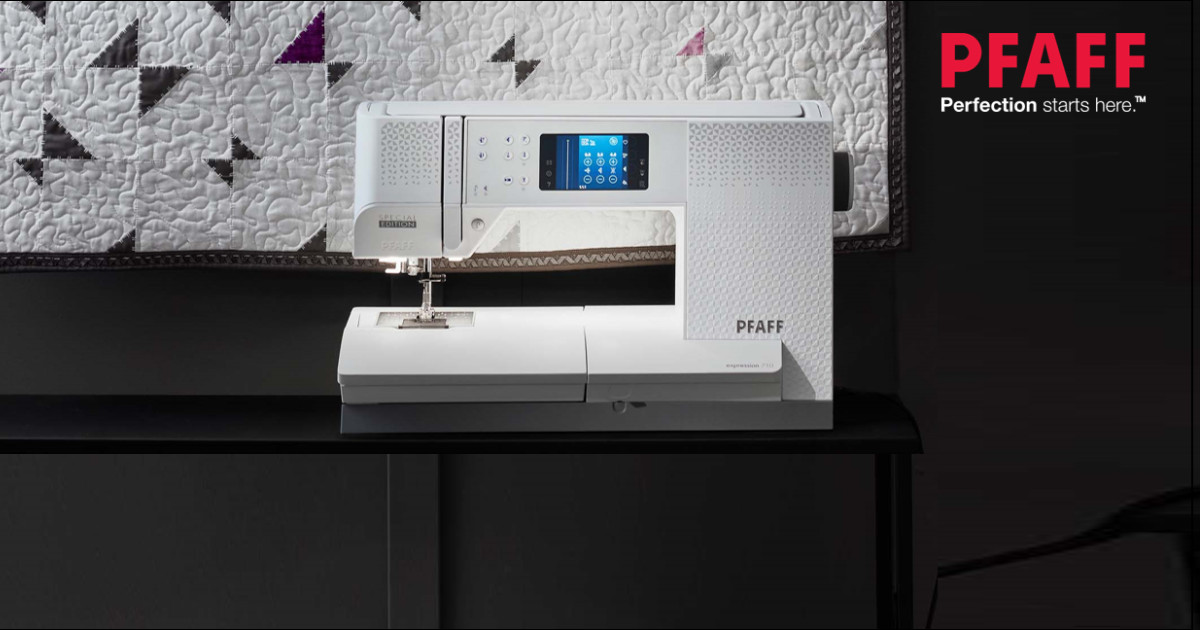 PFAFF special EDITION...mooi in 't wit!!