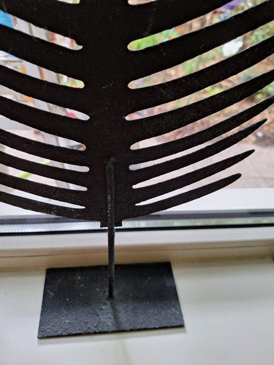 2 x metalen decoratie