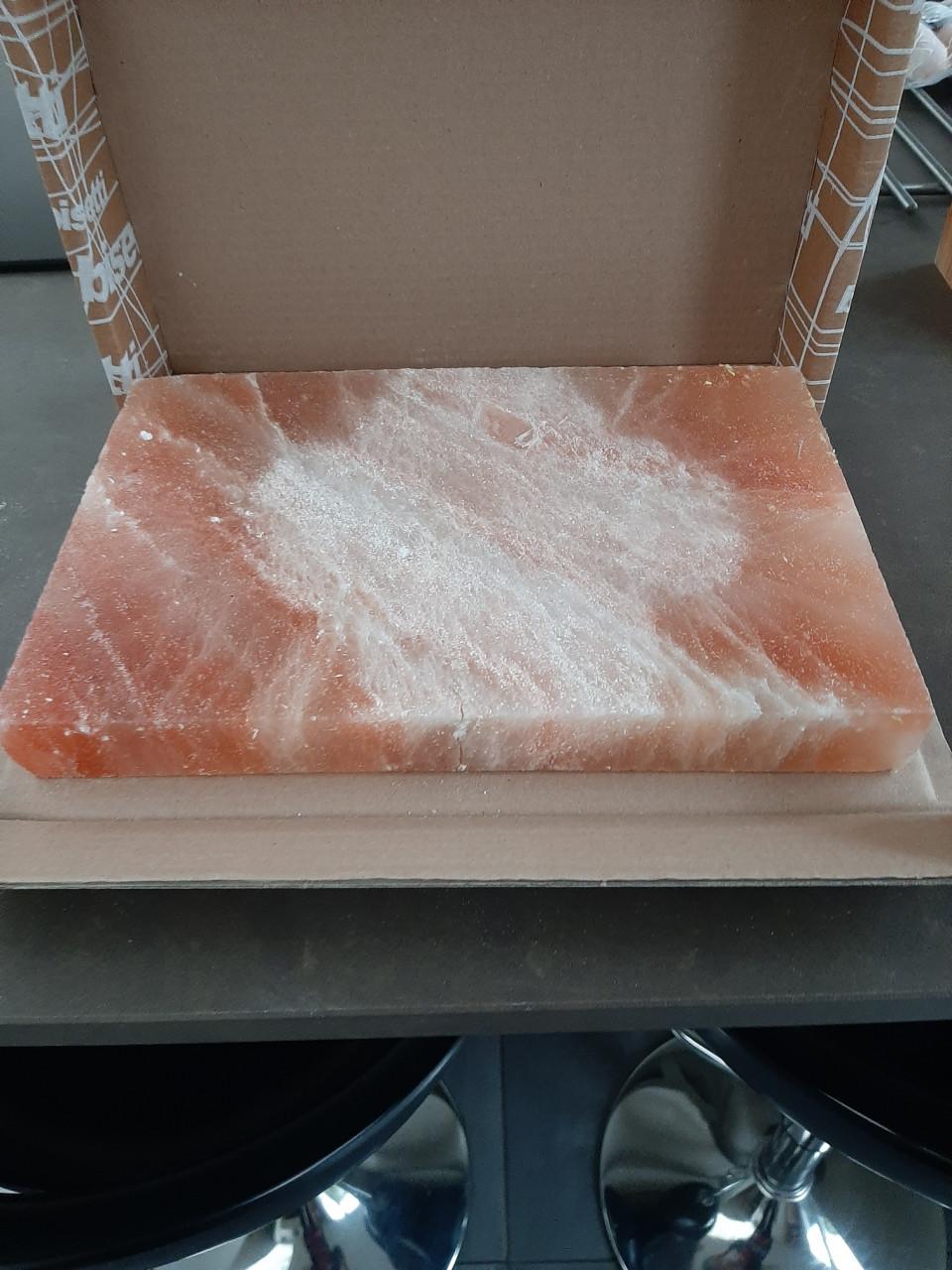 Zoutplaat (als grill- of serveerplaat te gebruiken)