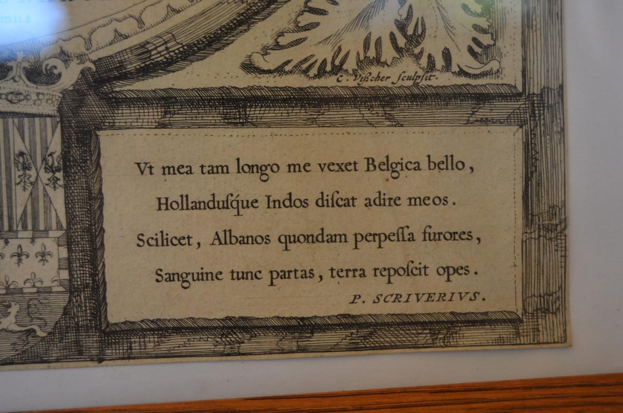 Kopergravure ca.1650 Cornelis Visscher (1629 - 1658)