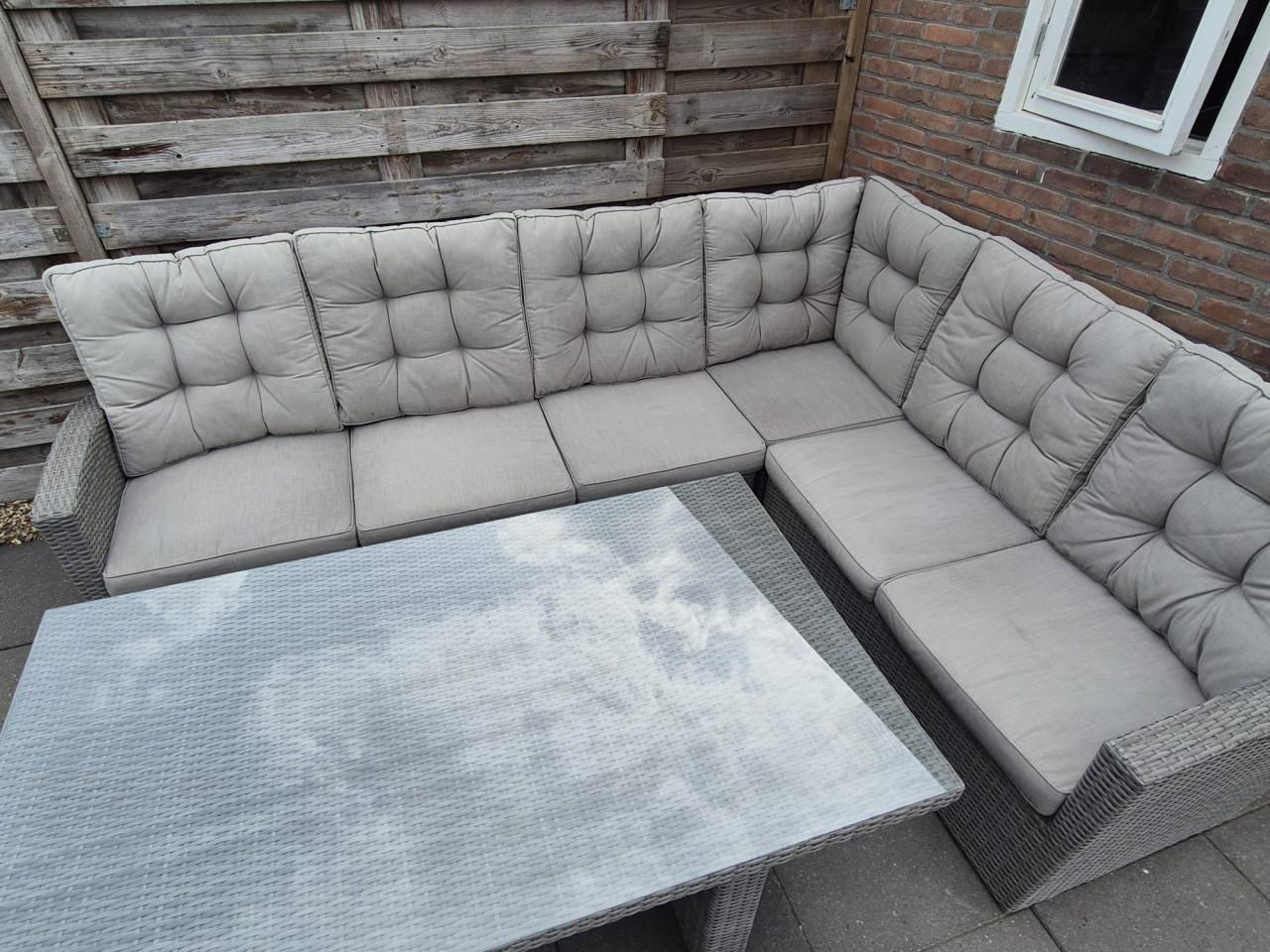 Dining Loungeset 270 x 210 cm (Bezorging mogelijk)