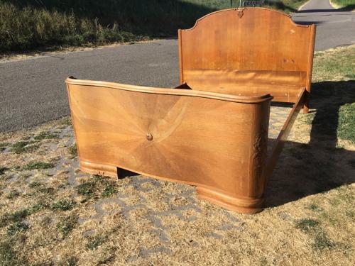 Art Deco bed ombouw