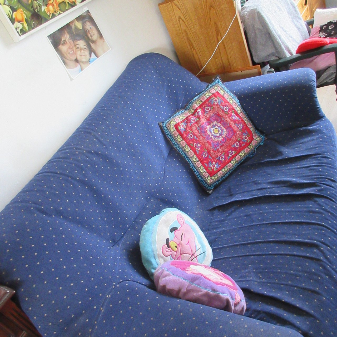 Tweezits met wasbare hoes en twee laden