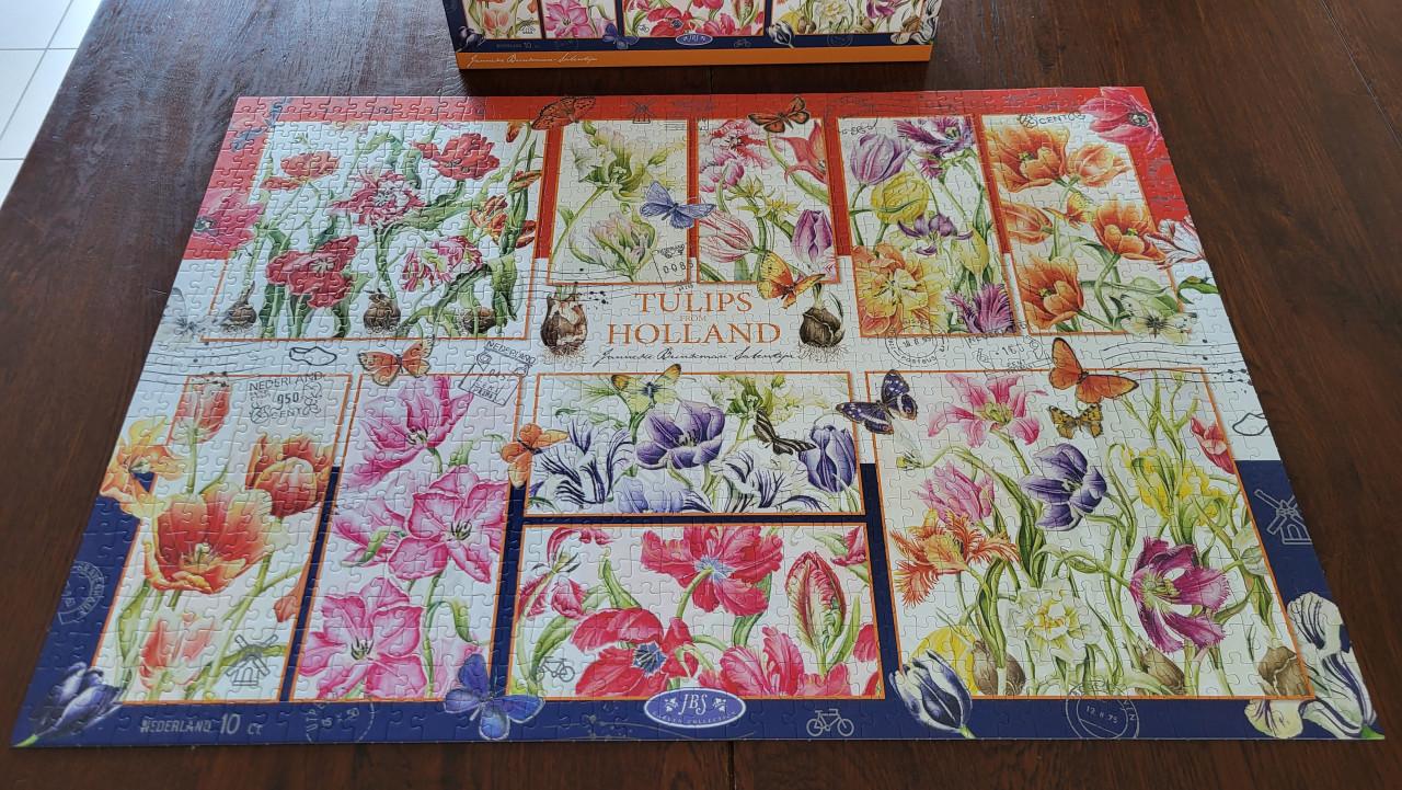 Jumbo puzzel tulpen "Tulips from Holland" door Janneke Brinkman
