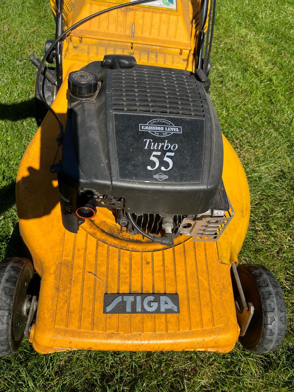 Stiga benzine maaier 55cm