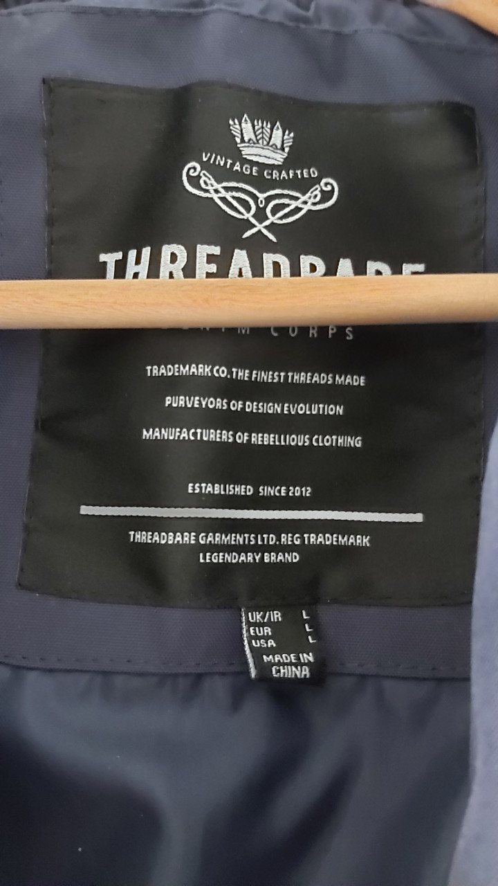 Threadbare bomberjack maat L