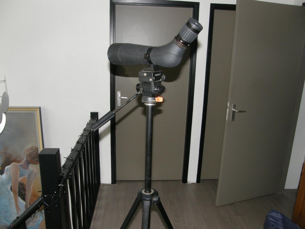 Gullmann statief met Bresser kijker