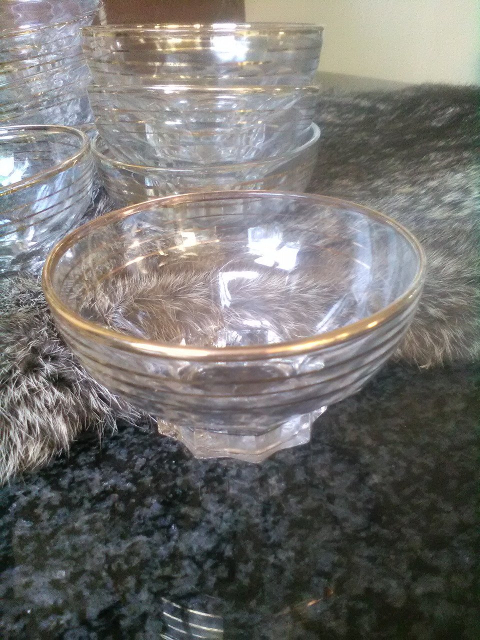 9 Oude franse bowlschaaltjes