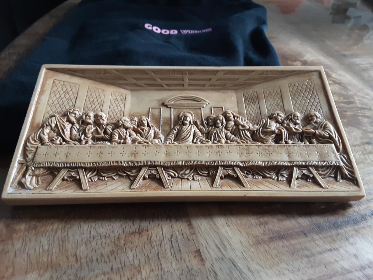 Mooi bordje van het laatste Avond maal