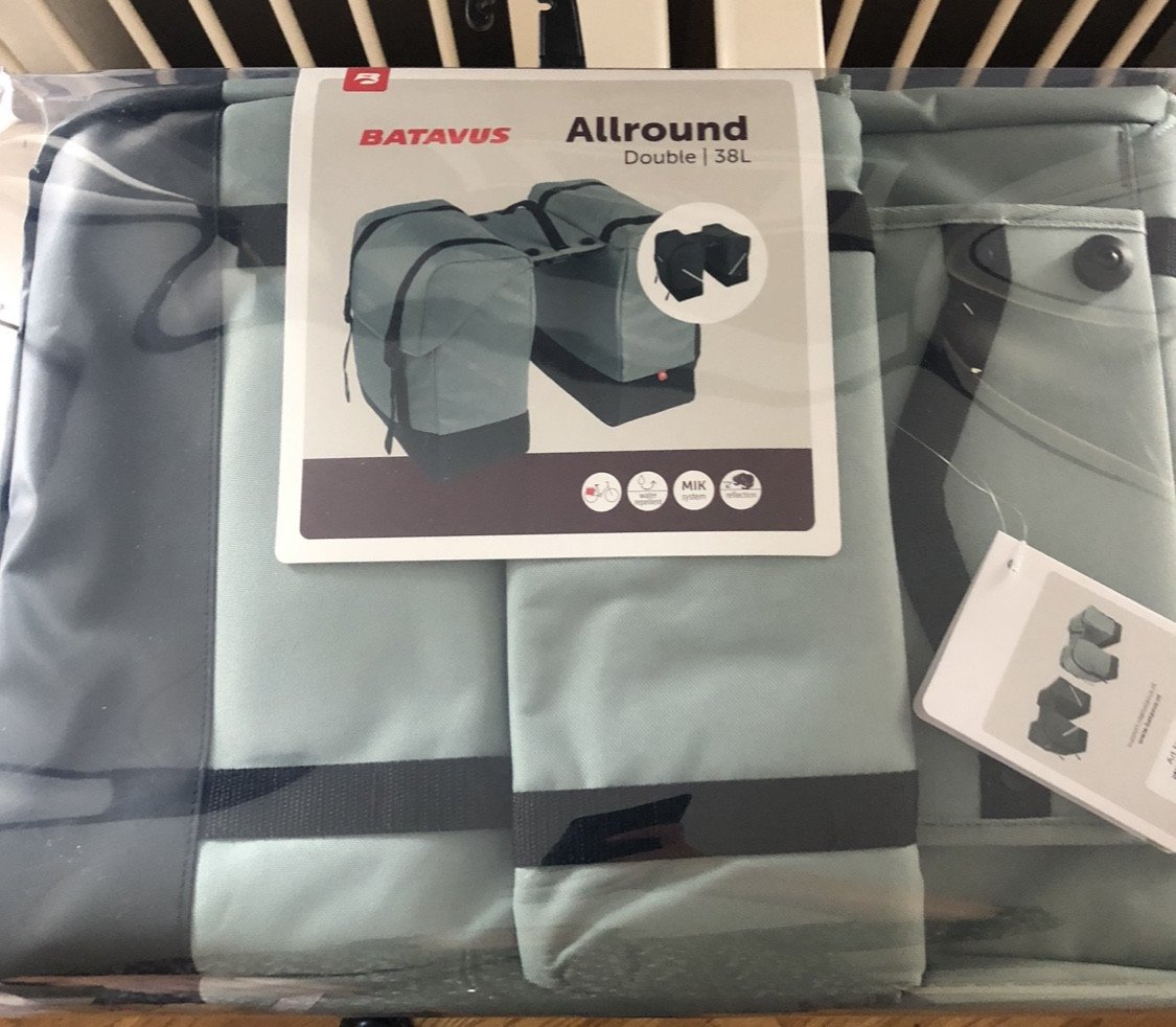 Nieuwe Batavus Allround dubbele fietstassen te koop!