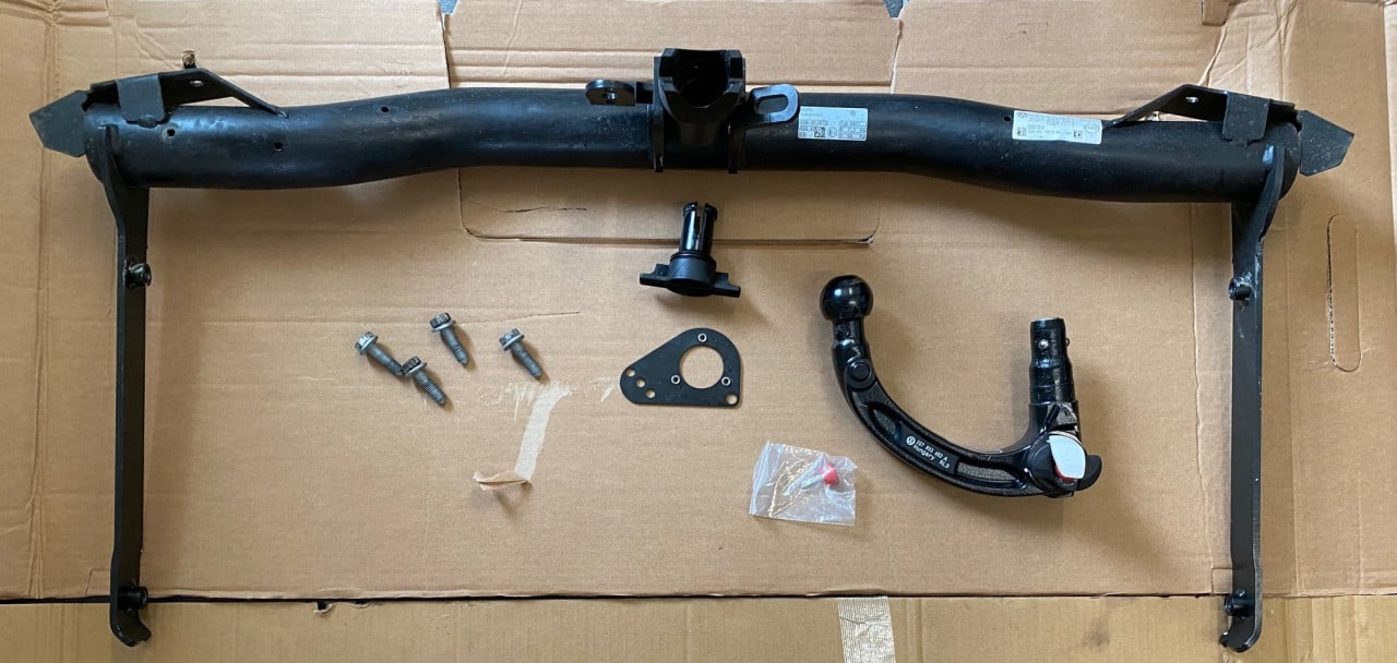 Afneembare VW trekhaak (55 kg KD) incl montagemateriaal