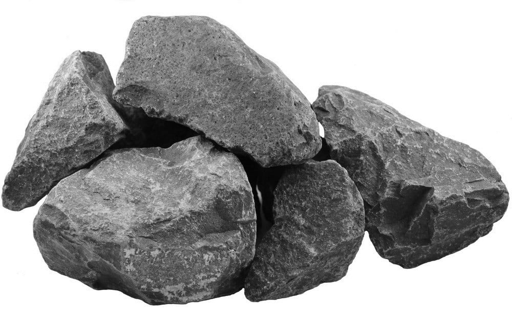 Basalt stenen 1 euro per stuk.