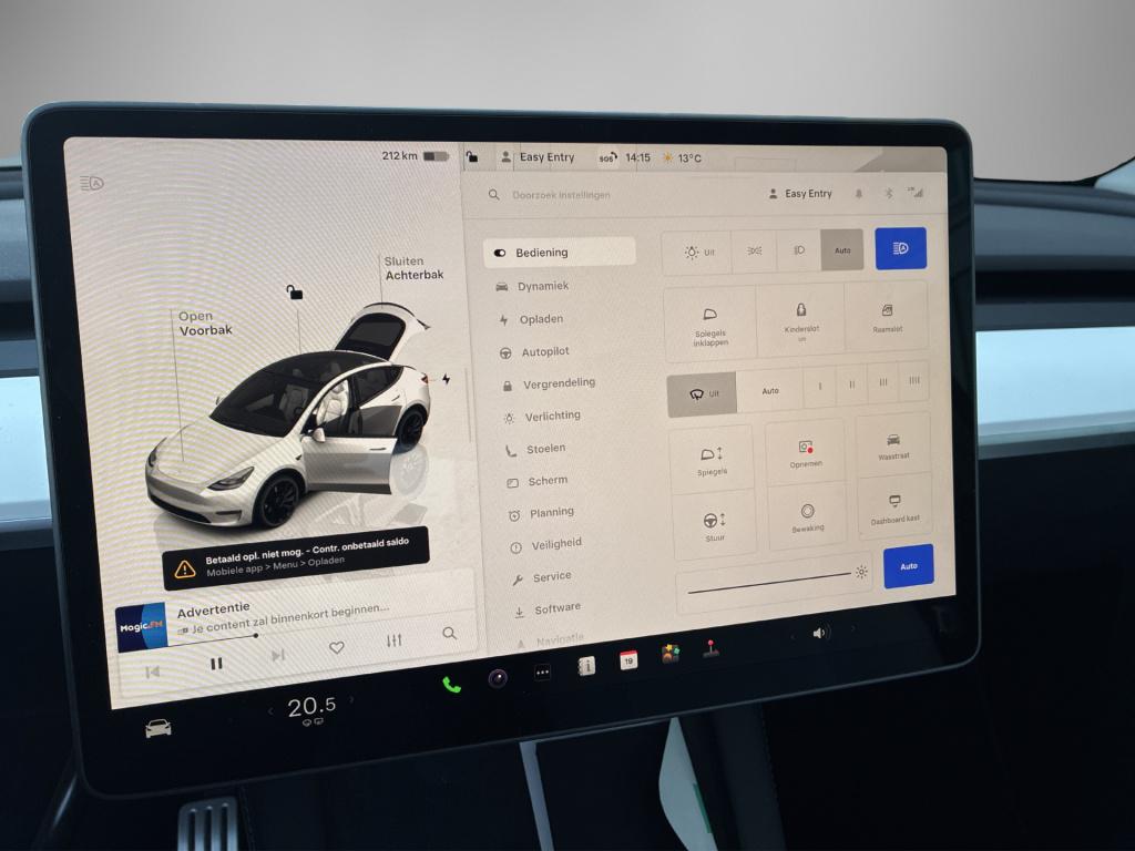 Tesla Model Y performance awd 75 kwh leder | parkeercamera | schuif-kanteld
