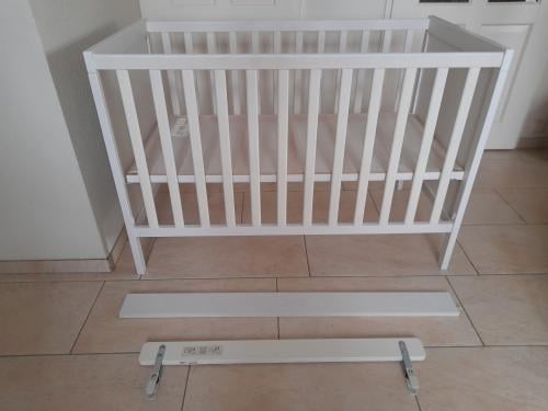 SUNDVIK Babybedje, wit, 60x120 cm