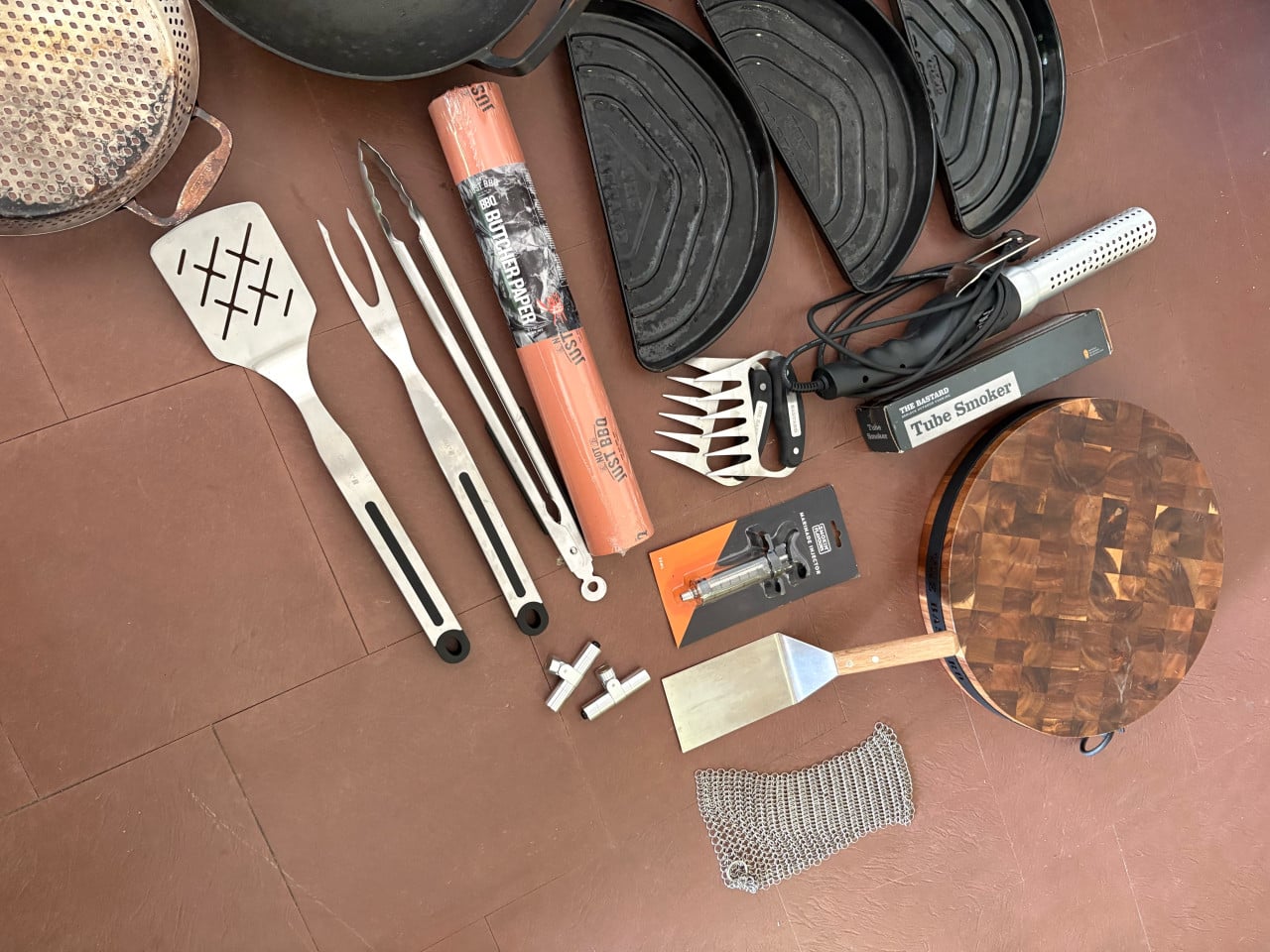 BBQ spullen set - weg wegens verhuizing