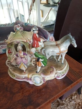 Decoratie koets oud