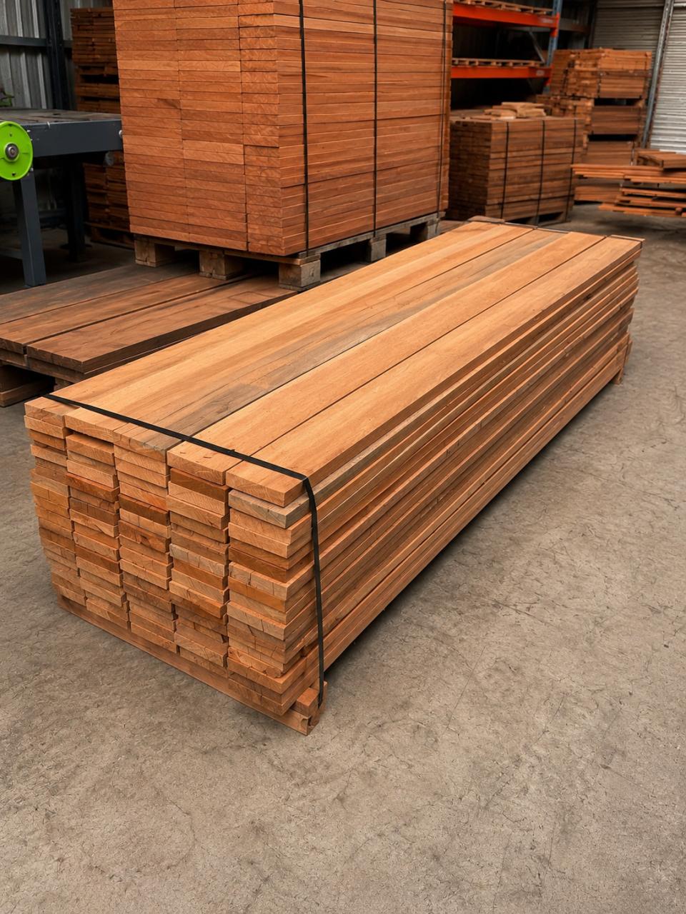 Basralocus Planken 155x32 mm | 3 Meter | Ruw