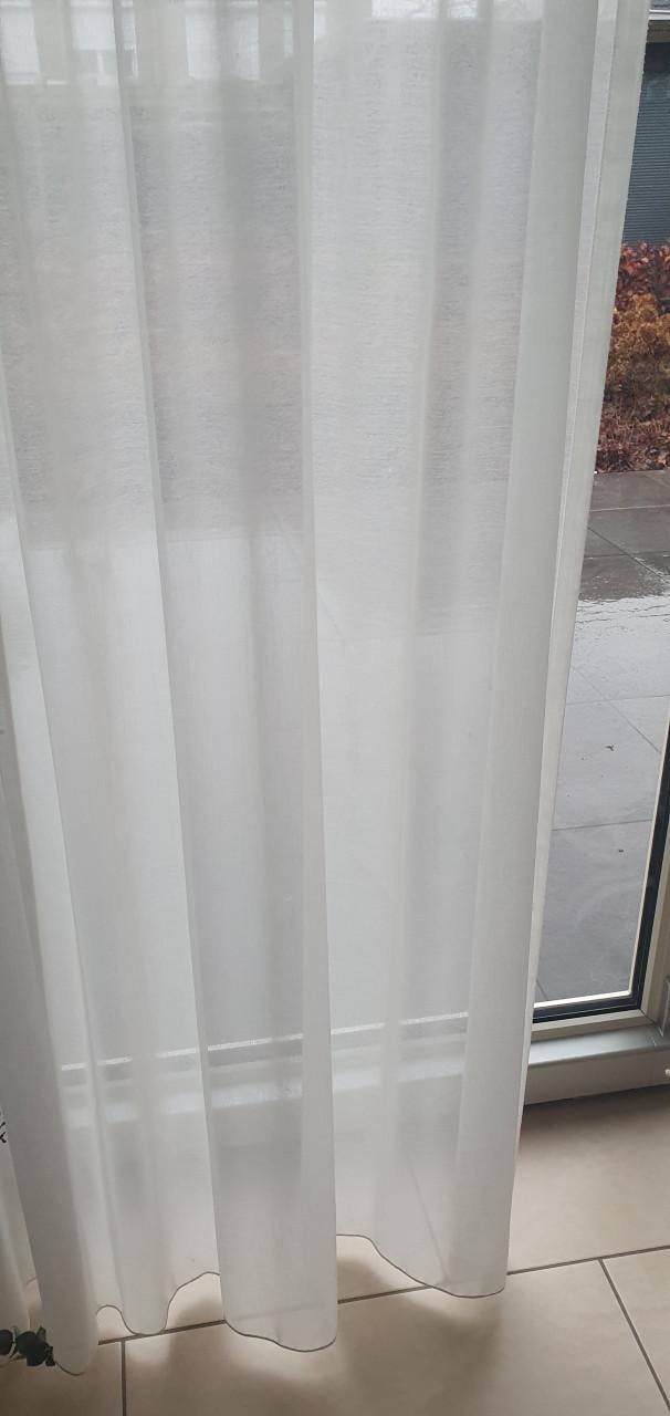 Gordijnen diverse maten kleur off white