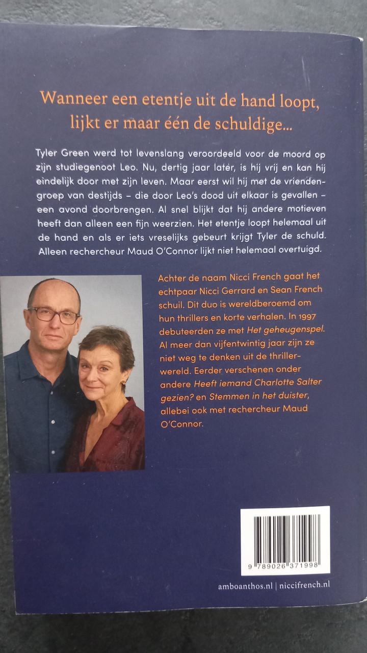 Nicci French Tyler Green komt nooit meer vrij