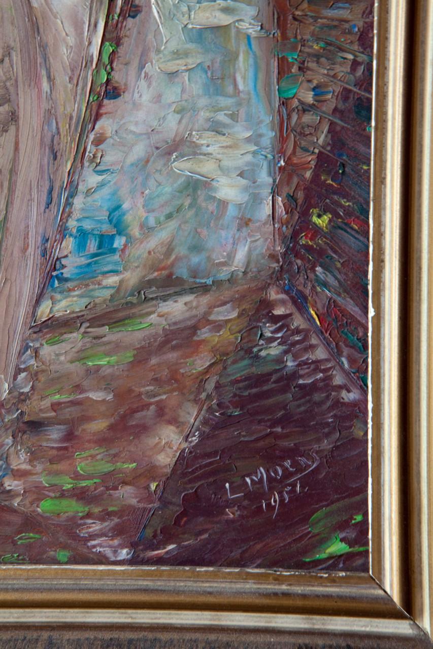 Stadhuis Veere Schilderij in olieverf 1951
