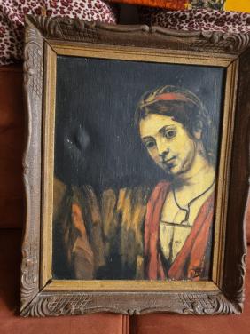 Schilderij Hendrikje Stoffels Vrouw van Rembrandt