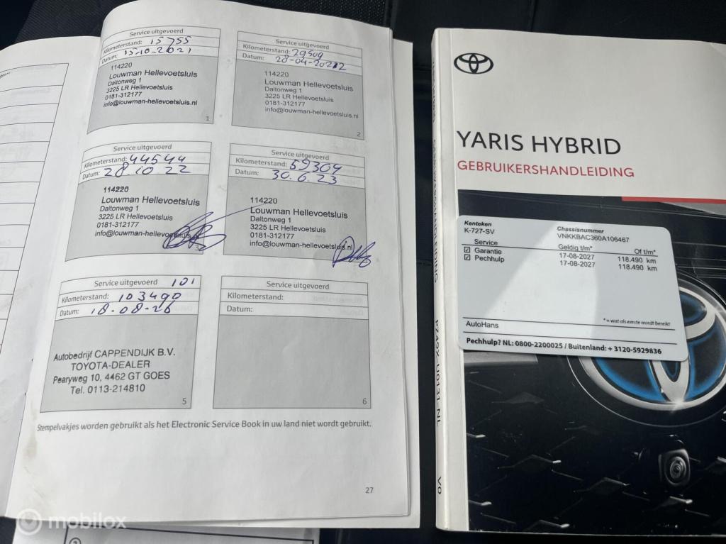 Toyota Yaris 1.5 hybrid dynamic | orig. nl | 1e eig. | btw