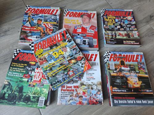 6 complete jaargangen Formule 1