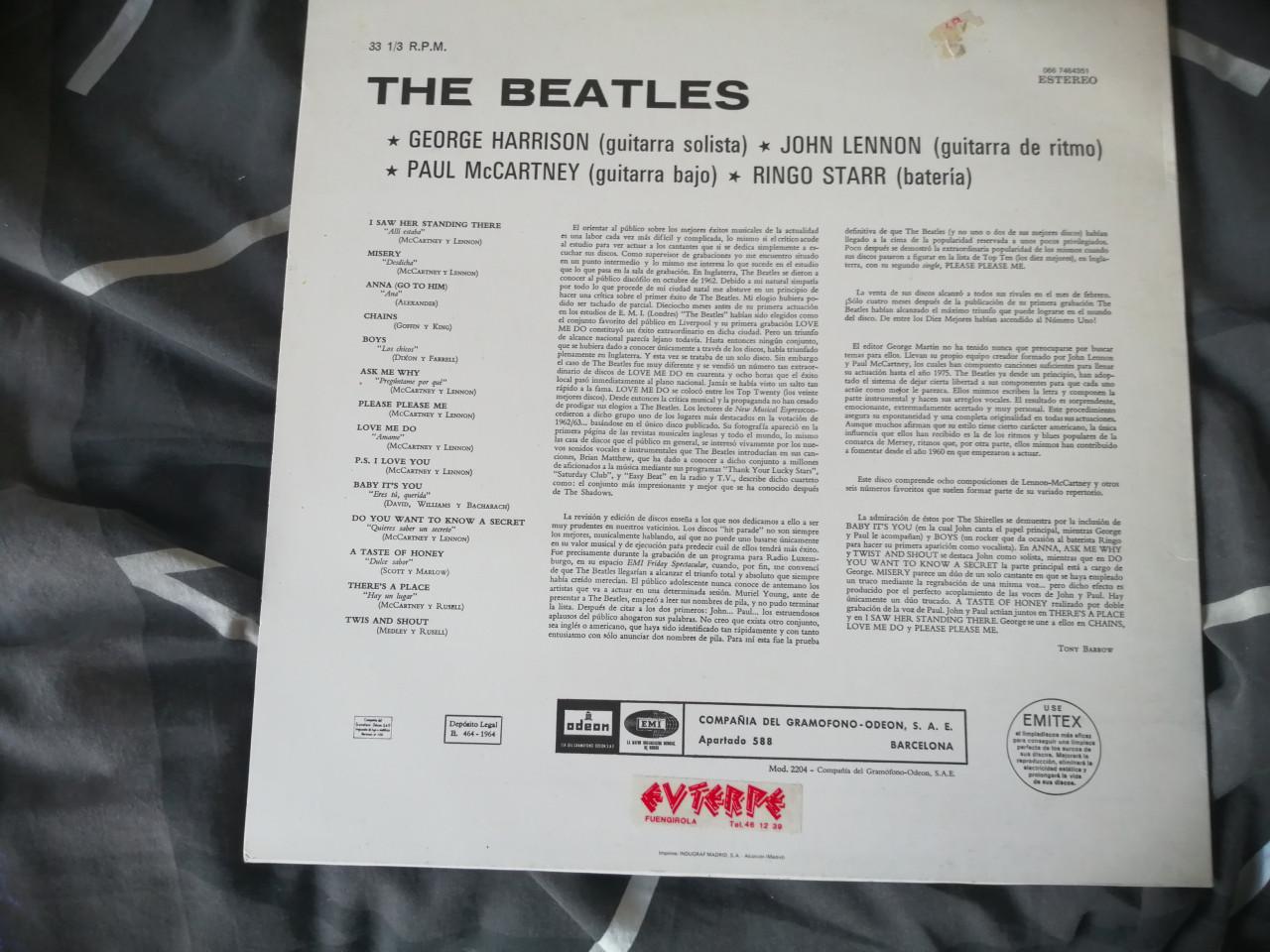 Lp beatles please please me spanje