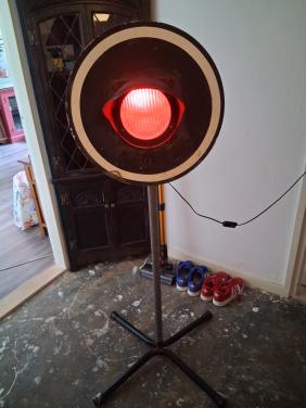 Zeldzame spoorweg lamp