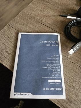 Nieuw Plantronics Calisto P240-M USB vaste telefoon...