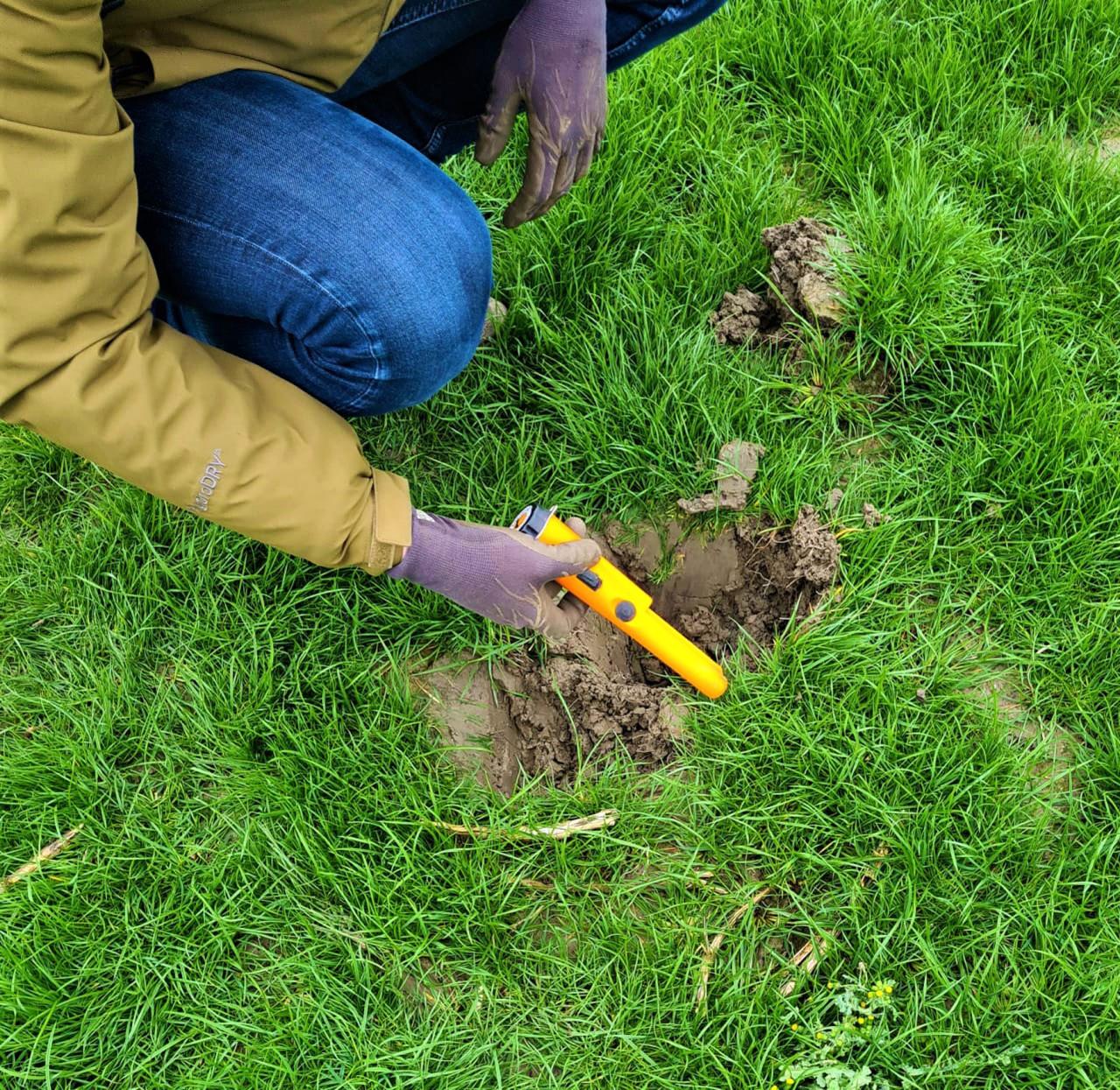 Metaaldetectie workshops op akkers, weilanden en boomgaarden