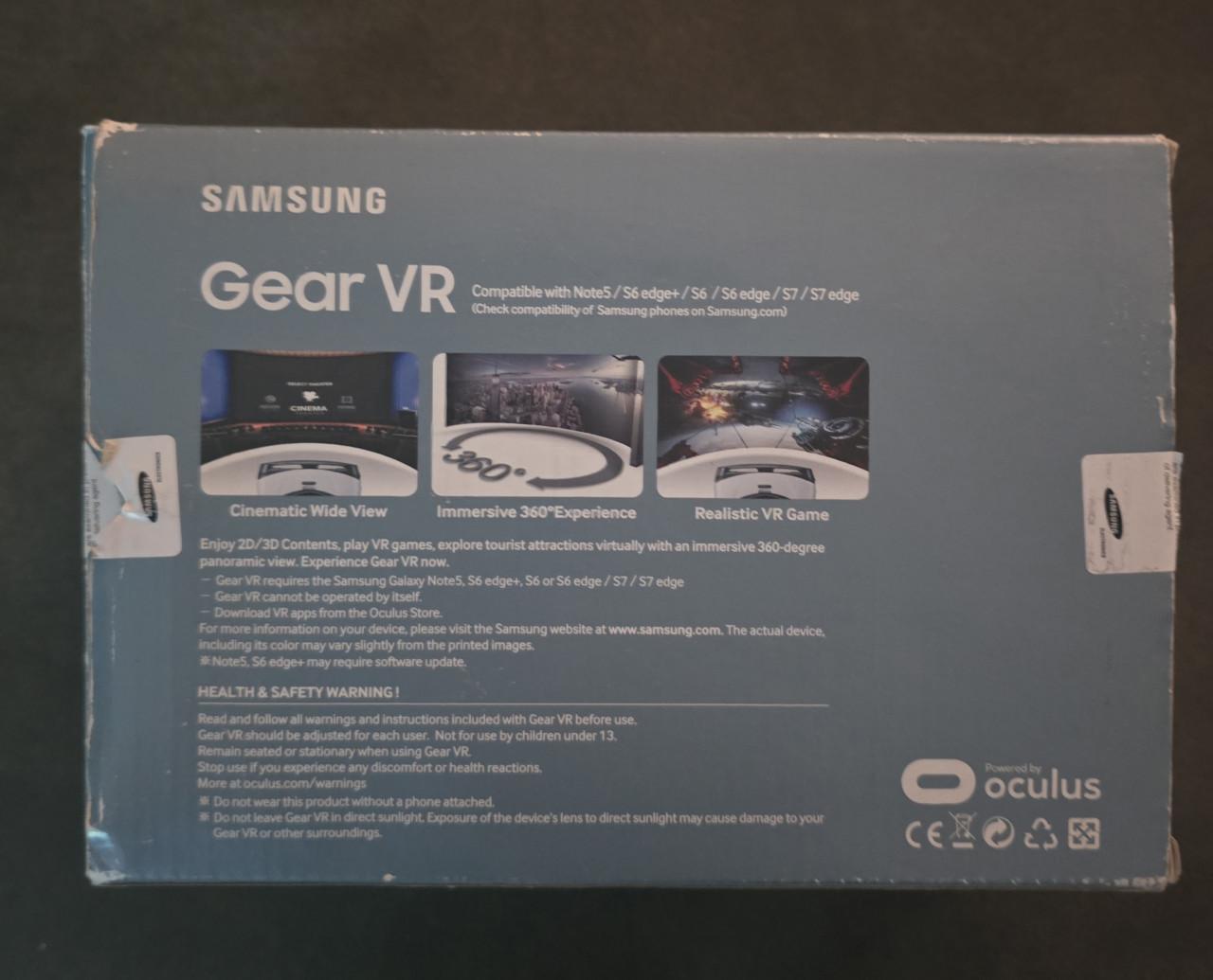 Gear vr bril voor samsung galaxy oude modellen