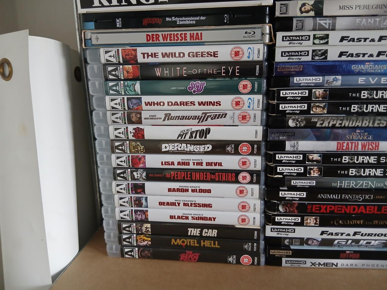 Mega collectie films blu ray 4k en dvd zie foto's