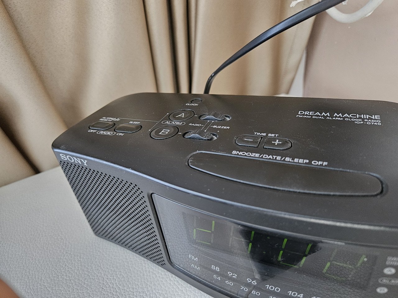 Sony Dream Machine ICF-C740 – Wekker met FM/AM radio (dual alarm)