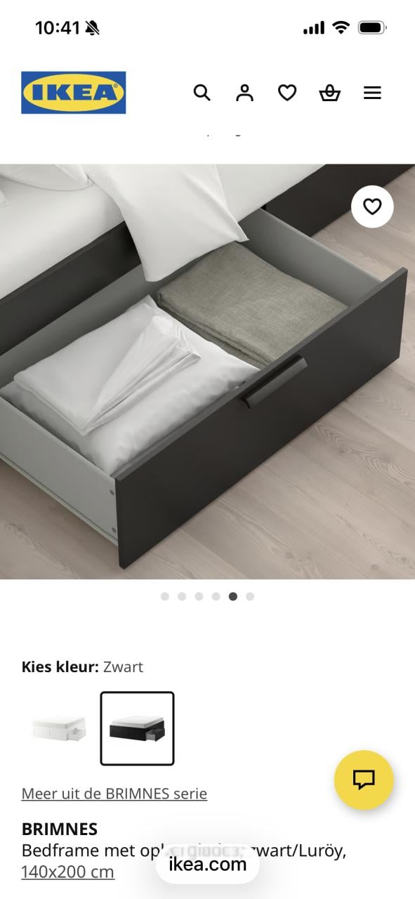 2 pers bed met lades