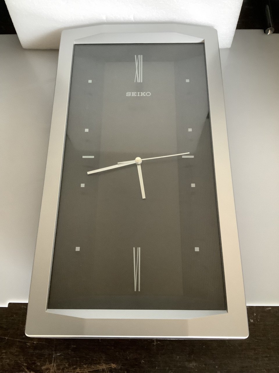 Seiko wandklok, werkend op batterij.