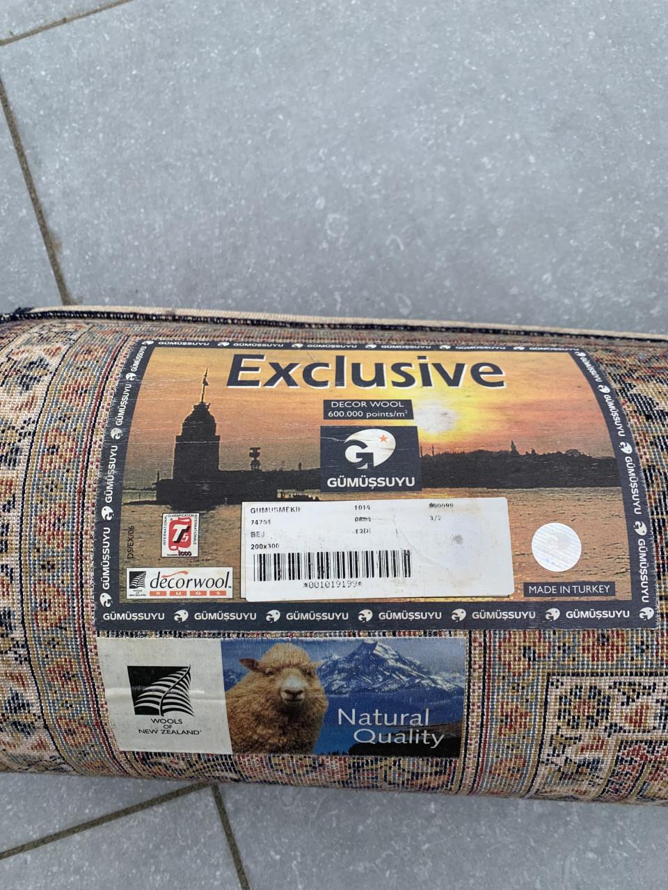 ✨Schitterend Sfeervol Donkerblauw Vintage Vloerkleed Zuiver Scheerwol ✨