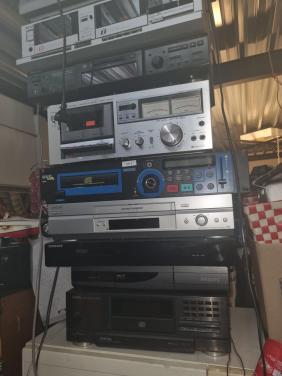 Stereo apparaten stapel Diverse merken types