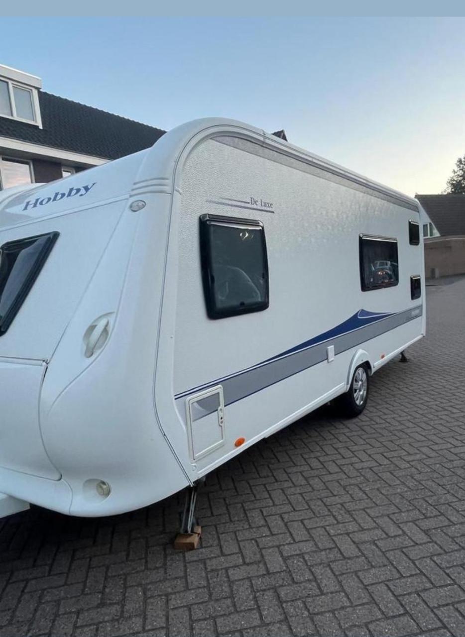 Hobby 540KMFE 2010, stapelbed, fransbed, mover, fietsendrager
