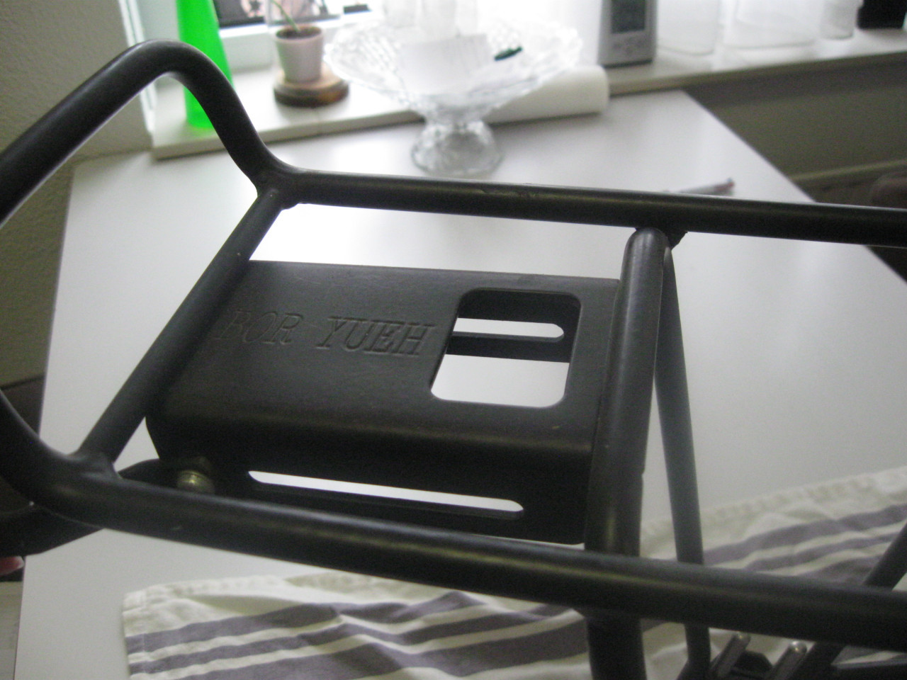 Aluminium bagage fietsendrager+ 2 Spatborden