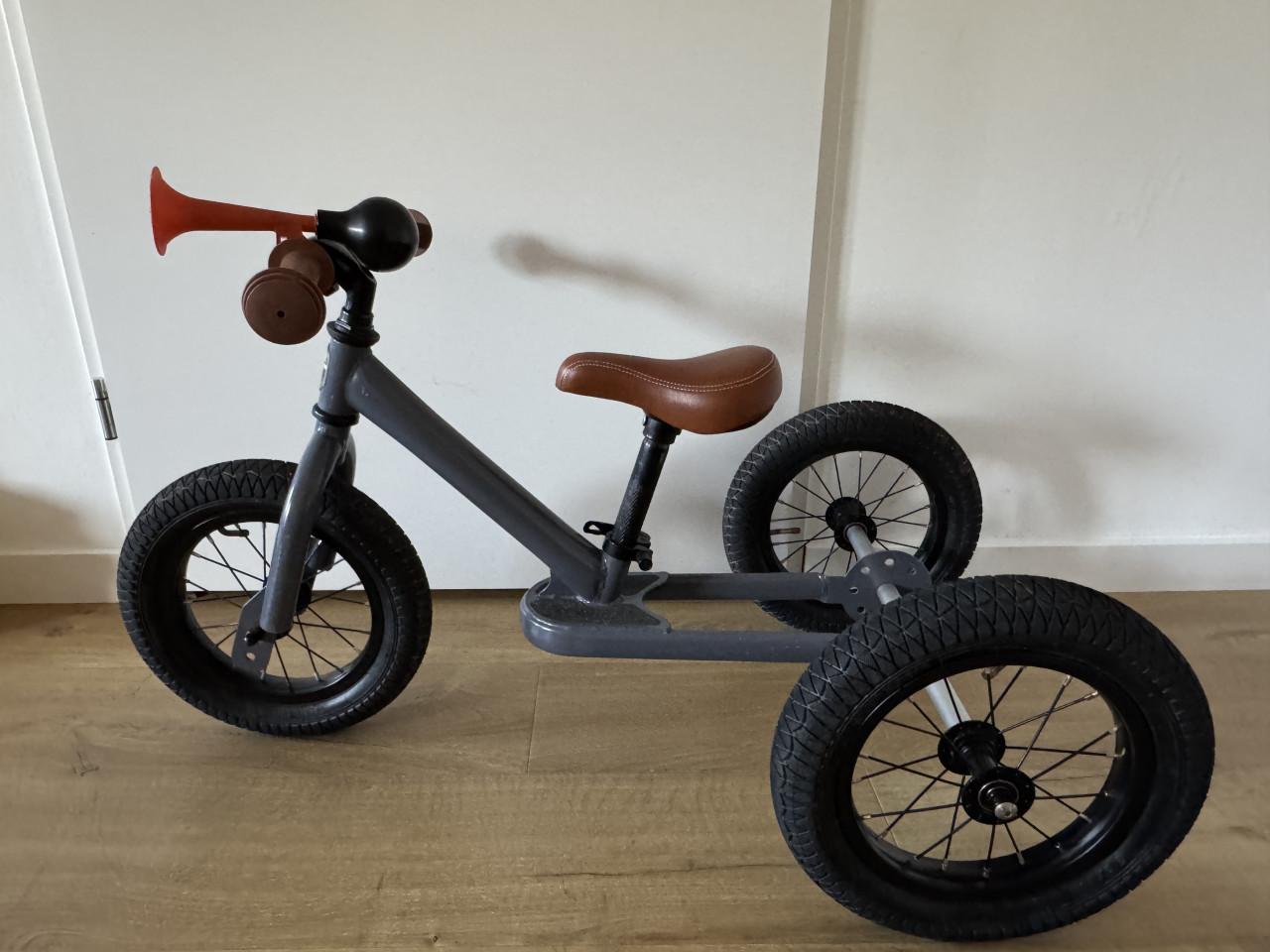 Als Nieuw: Trybike driewieler en loopfiets compleet