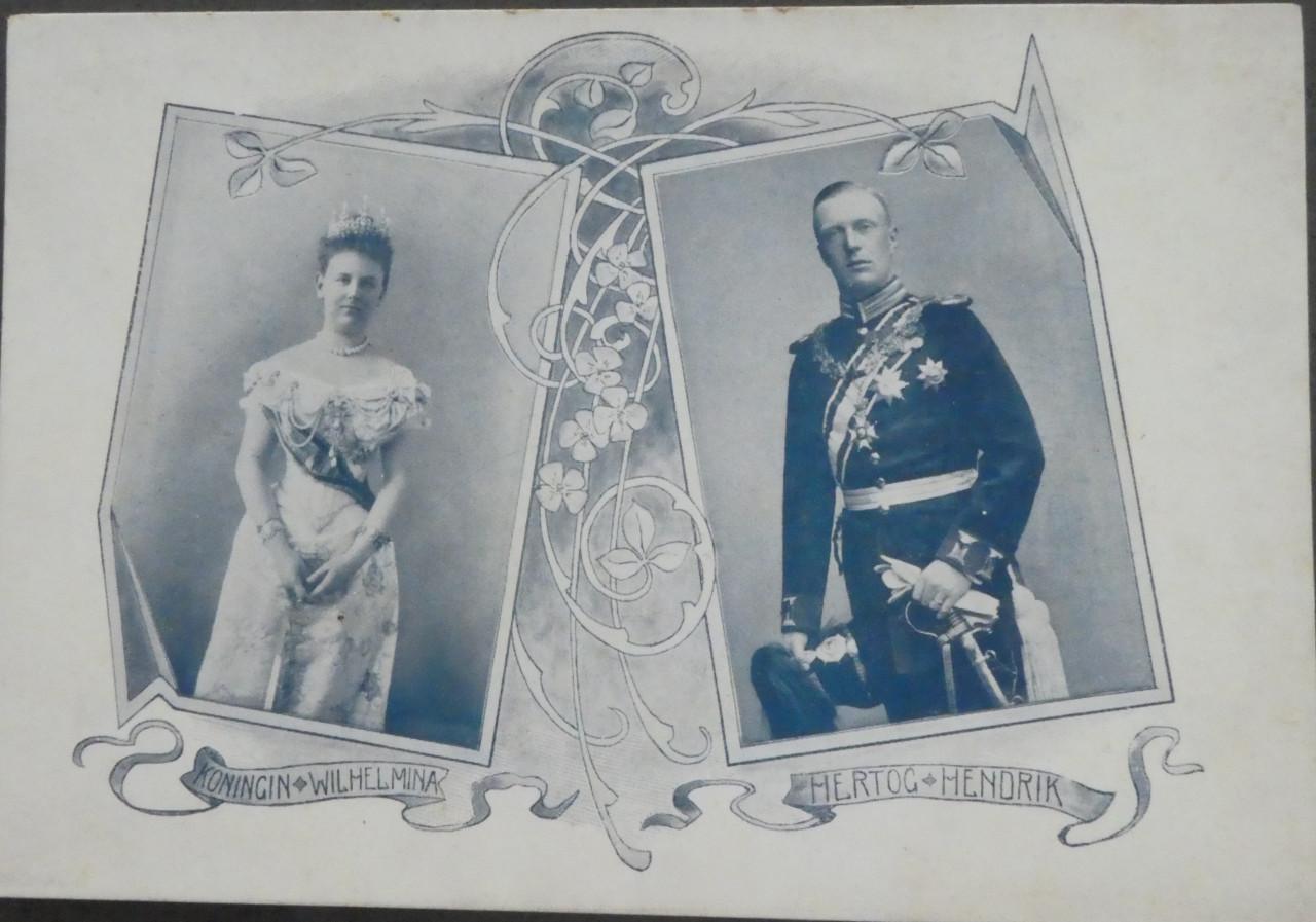 WILHELMINA, 12 foto’s Koninklijk Huis, periode t/m 1945