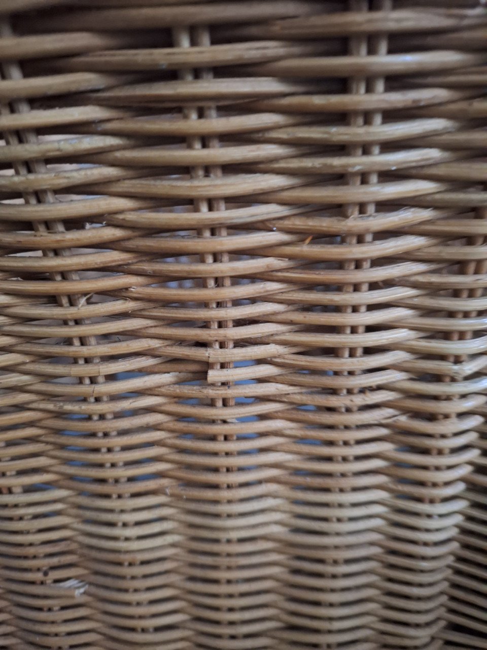 Vintage rotan plantebak